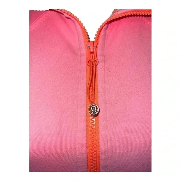 220 Lululemon Womens Pale Pink Nulu  Full Zip Track Jacket - Picture 3 of 5